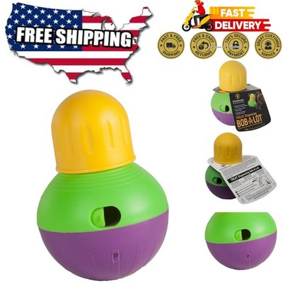 Durable Treat Dispensing Bob-a-Lot Toy for Engaging Indoor Feeding Sessions