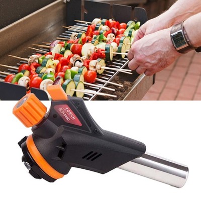 Torch Lighter Head Gas Torch Flame Gun Blow Ignition Lighter For Home Barbecue C