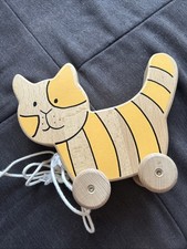 Nachzieh Holz Spielzeug Katze