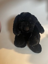 Toys R Us Black Lab Dog Animal Alley Plush 16 Floppy Soft