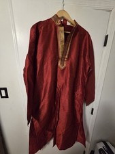 Men Indian Wear Kurta Desi Festive Wear Cotton Kurta Traditional Dress Size 42