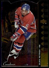 1994-95 UPPER DECK SP DIE-CUT OLEG PETROV MONTREAL CANADIENS #SP-41