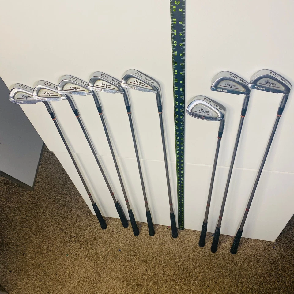 Juego de hierro forjado 3-EW Ben Hogan Edge Factory Apex 4 acero rígido DE COLECCIÓN Foto 2 de 4