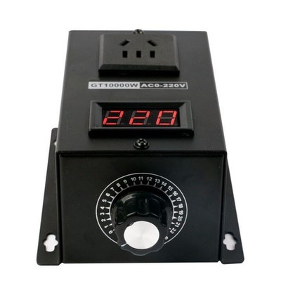 110-220V Wechselspannungsregler 40A 10000W mit digitaler LED Spannungsanzeige