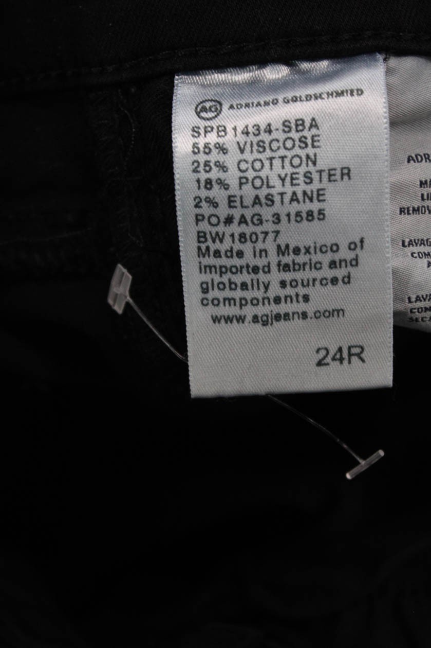 Adriano Goldschmied, Women Ankle Skinny Jeans Black Size 24 thumbnail 5