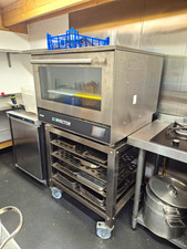 Lincat Commercial Convector Oven Silver w/ Stainless Stand, Tray Rack, Castors