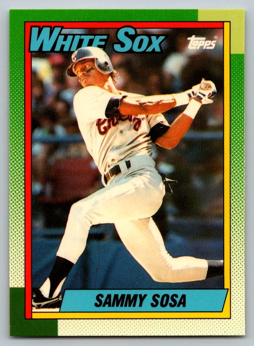 1990 Topps Tiffany - Sammy Sosa #692 (RC)