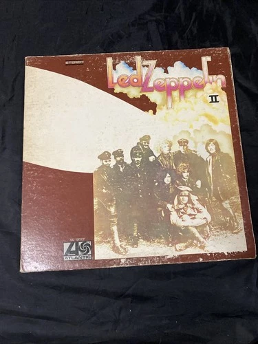 LED Zeppelin II 1969 Vinyl LP Album, Atlantic SD 19127, Gatefold Record