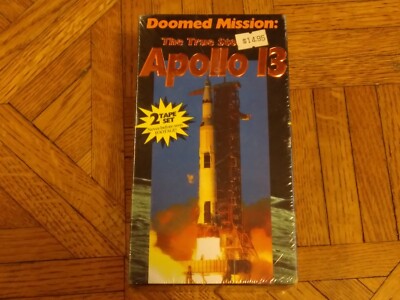 Brand NEW Sealed VHS 2 tape set ''Apollo 13 Doomed Mission'' The True Story