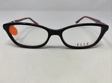 Elle EL13339 VO 53-16-140 Violet/Pink Full Rim Plastic Eyeglasses Frame Y851