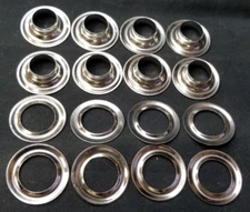 C. B. Gitty 8Pc Nickel 5/8"(Hole Dia) Grommets With Washers