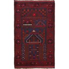 Tribal Hand Made Afghan Area Wool Rug Oriental Knotted Area Rug 3'0x4'9ft B18417