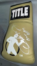 Oscar De La Hoya Signed Golden Boy Laced Boxing Glove