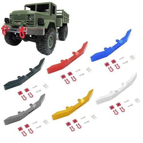 1/16 RC Car Metal Front Bumper & Trailer Hook Winch Hook for WPL C14 DIY