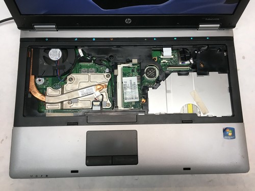 HP ProBook 6455b 14" Laptop For Parts Broken LCD No Keyboard/HDD/RAM/Battery JR - Picture 3 of 8