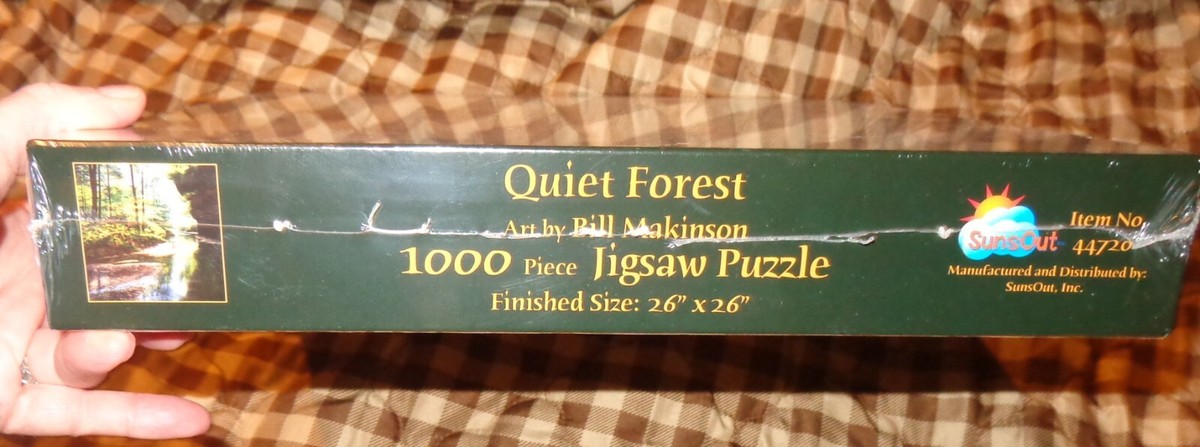 Jigsaw Puzzle SUNSOUT Quiet Forest 1000 Piece Puzzle - Bill Makinson ...
