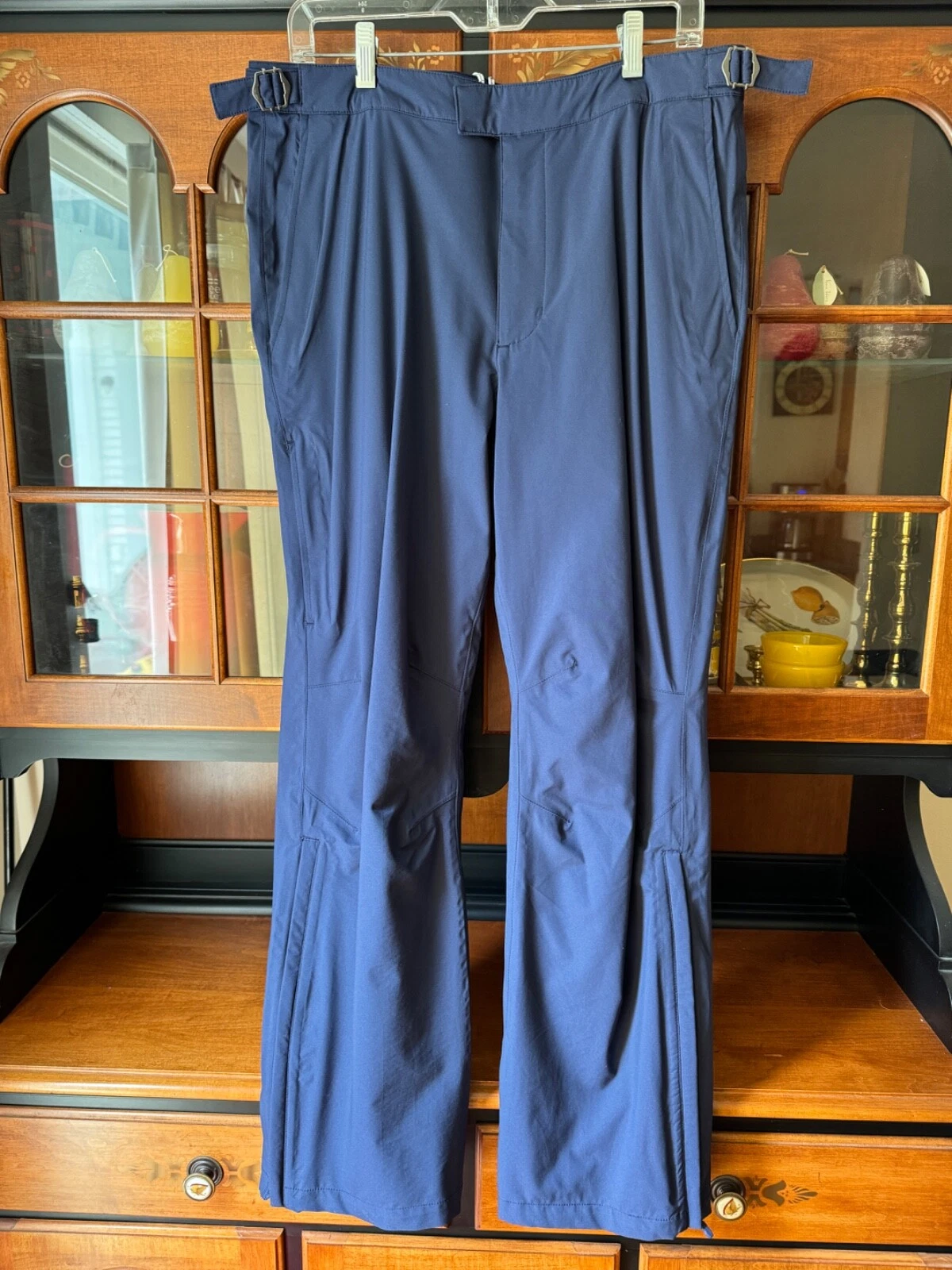 NWT New $195 Vineyard Vines Performance Rain Pants Men's Medium Night Bay Blue