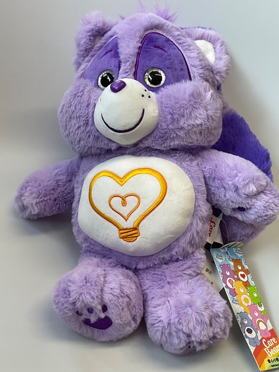 BNWT 12” Plush Bright Heart Raccoon Care Bears Cousin
