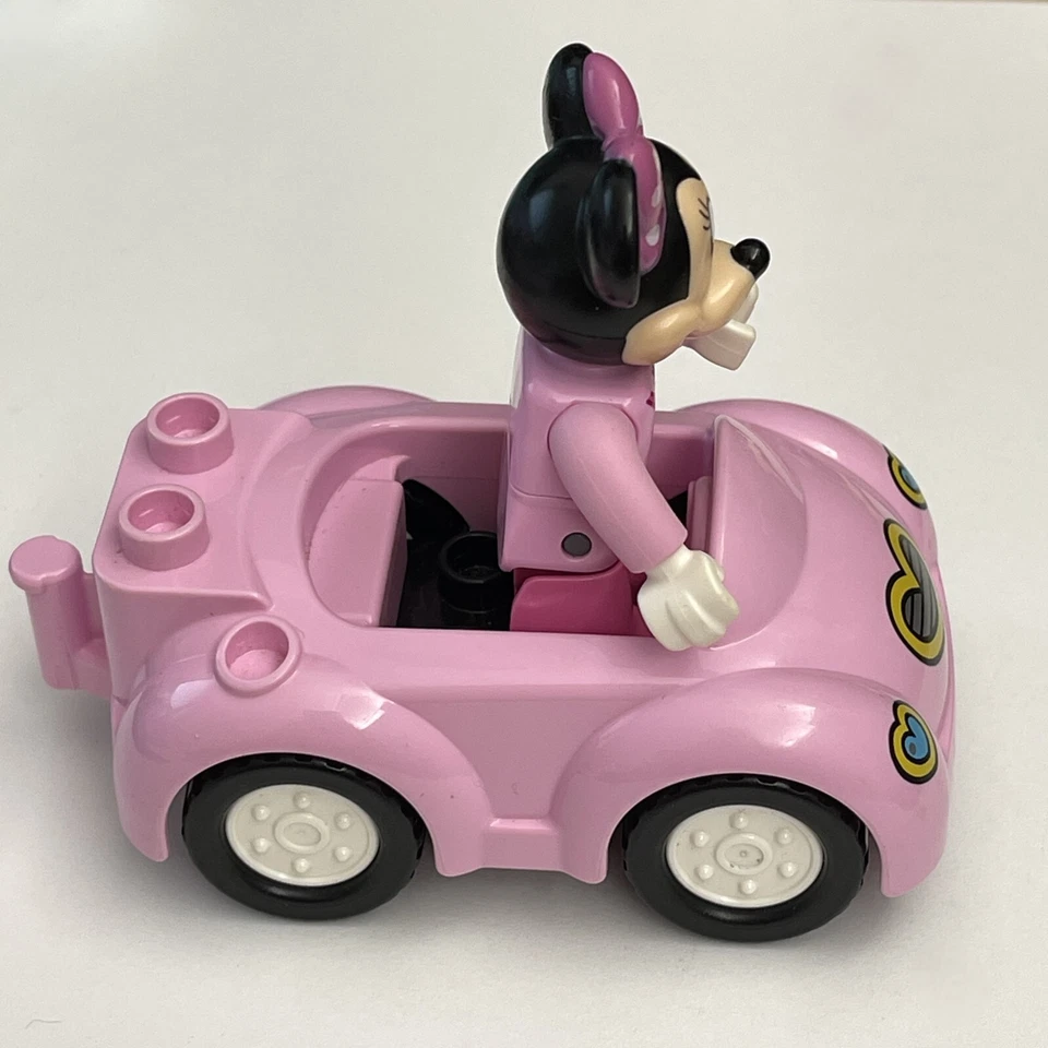 Lego Duplo Disney Minnie Mouse Toy Car Vehicle 41989 36744 85566 Pink - Image 4 of 4