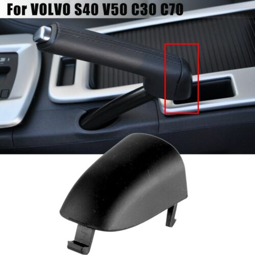 HANDBRAKE PARKING HAND BRAKE LEVER HANDLE CAP COVER FOR VOLVO S40 V50 C30 C70) - Foto 1 di 6