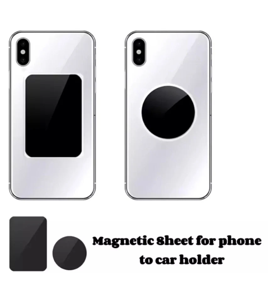 Magnetic Car Phone Holder Replacement Mobile Metal Plate Sticky Phone Plate - Image 3 of 4
