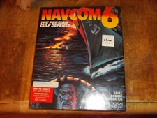 Navcom 6 The Persian Gulf Defense 3.5" IBM PC Computer Game Vintage NIB!