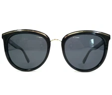 Sun Trends by I-dealoptics Sunglasses ST201 BLACK Round Frames with Black Lenses
