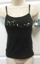 MOTIONWEAR Camisole HIP HOP SLASH Top BLACK Adult Sizes cotton spandex Small
