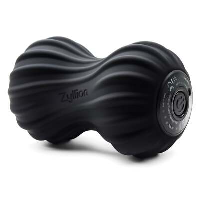 Zyllion Vibrating Peanut Foam Roller Muscle Massage Ball with 3 Intensity Levels