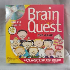 Brain Quest DVD Educational Game New Sealed Ages 6-8