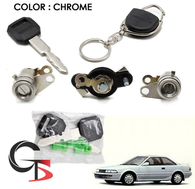 トヨタ CAR LOCK Solex Door Trunk Lock Flat Key Cylinder For 1987-1995 Toyota