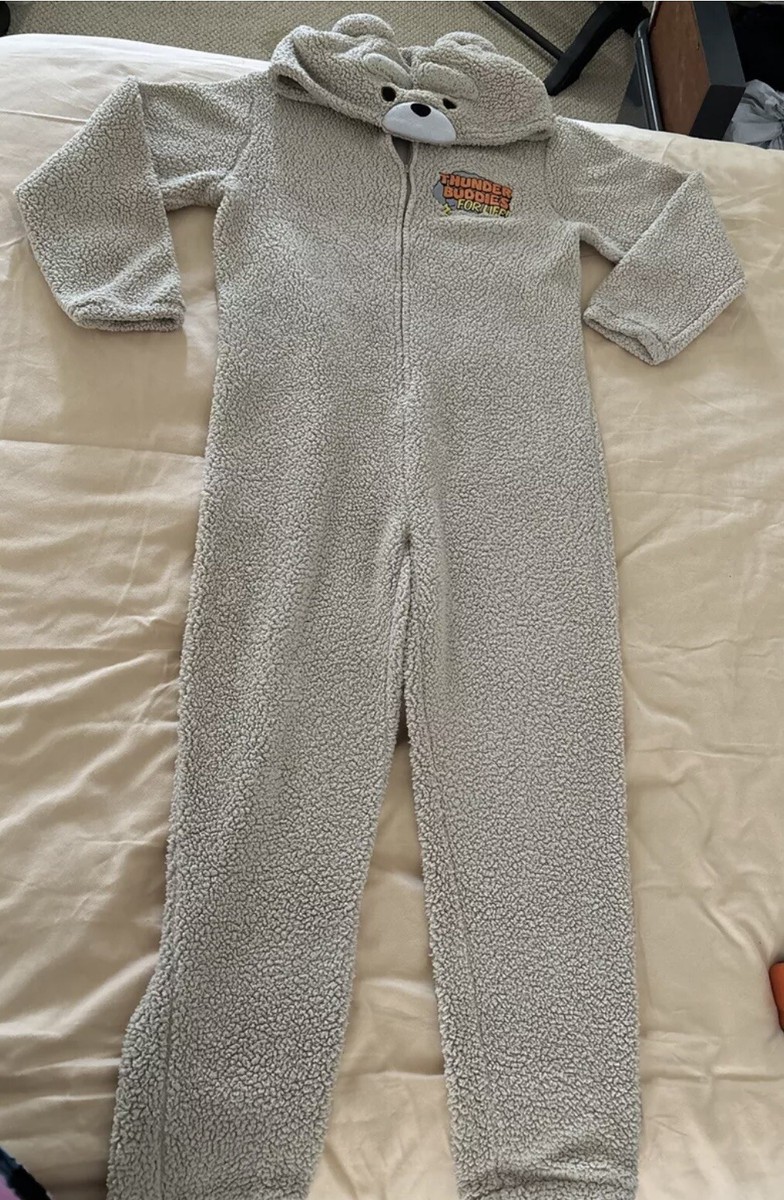 Ted Thunder Buddies one piece pajama suit teddy bear size MD