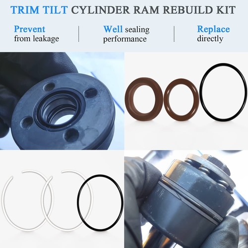 Trim Ram Rebuild Kit For Volvo Penta Cylinder SX DPS -M 3857471 3857470 FSM007 - Picture 8 of 11