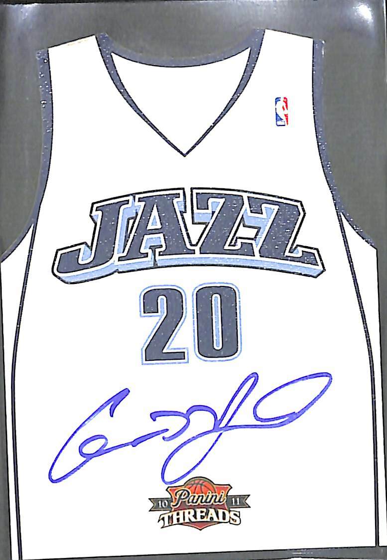2011-12 Panini Threads Diecut Rookie Autograph #20 Gordon Hayward