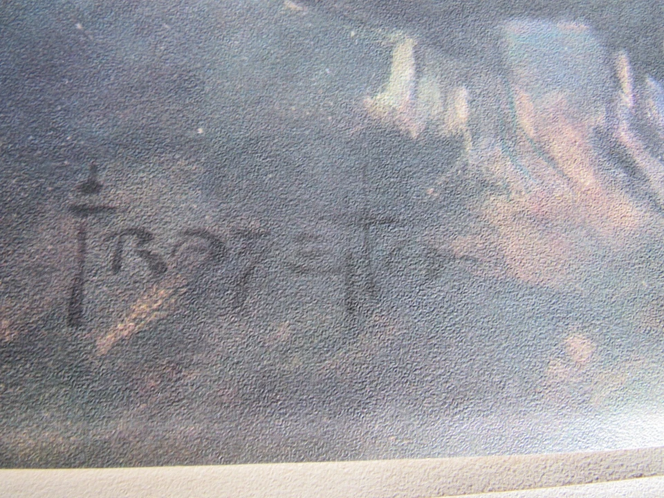 Impresión litográfica de colección Frank Frazetta "La aparición" 1979 Foto 3 de 4