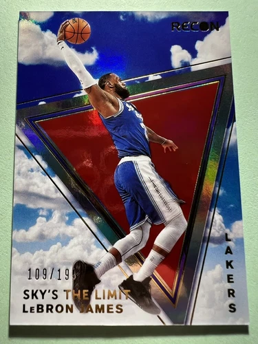 2020-21 Panini Recon Sky's the Limit Red #2 LeBron James /199 MINT SSP