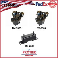 Escalade Silverado 1500 Tahoe Yukon 4wd V8 Engine Trans Mount 3pcs Set