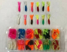 120 Piece Crappie Ringer Fishing Lure Kit, 1.5" Panfish Jig Assortment, USA Made