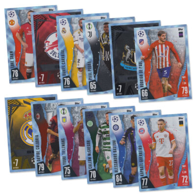 Match Attax Champions League 2023/2024 Parallel Holo - Blue Crystallized Karten