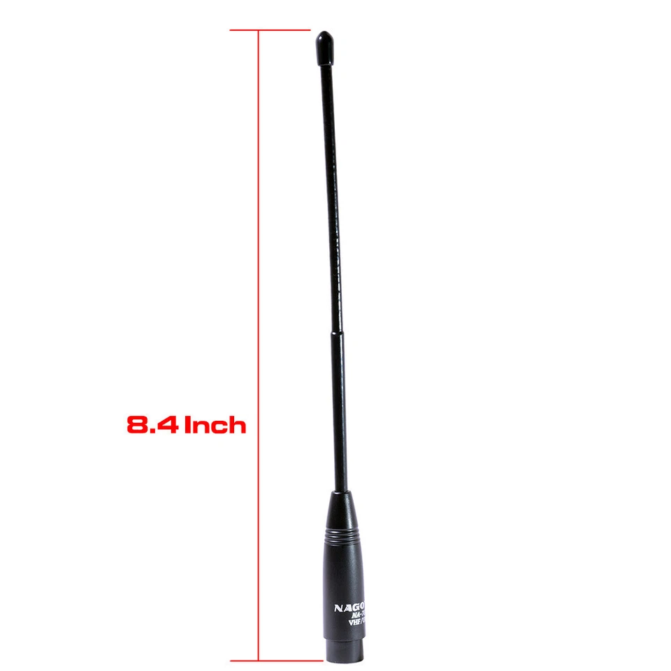 Nagoya NA-701 SMA-Male 144/430 МГц двухдиапазонная антенна для Yaesu/HYT/Baofeng UV-3R - Изображение 2 из 4