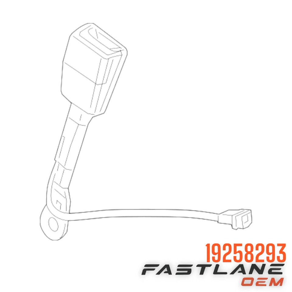 2010-2017 CHEVROLET EQUINOX ПЕРЕДНИЙ ЛЕВЫЙ РЕМЕНЬ БЕЗОПАСНОСТИ С ПРЯЖКОЙ НОВЫЙ OEM 19258293 - Изображение 4 из 4