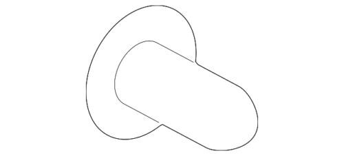 Remache de verificación de puerta para Ford (N/P -W705635-S300)