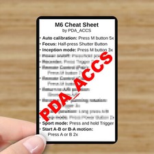 NEW Cheat Sheet instruction function card for...
