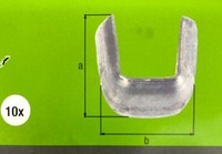 Bunde 25 X 23 Mm Schmiedeeisen Roh 10 StüCk Gah.Alberts