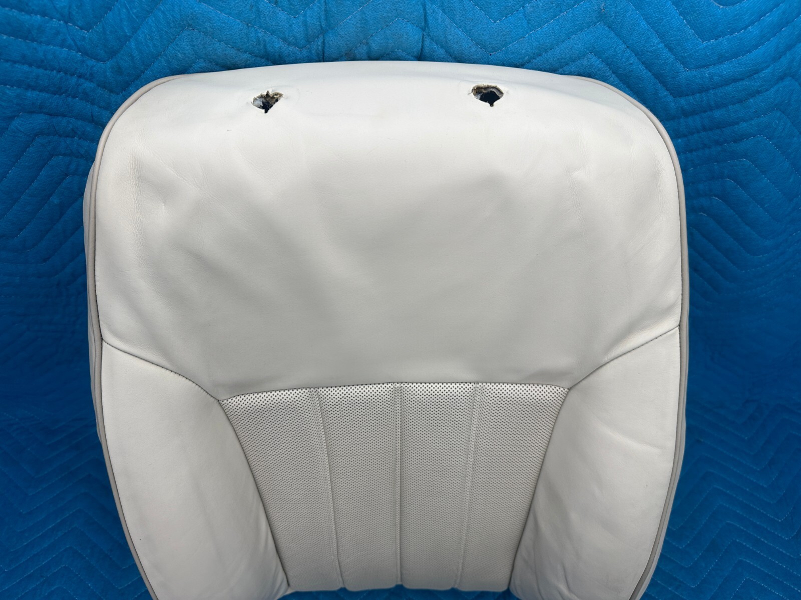 Bentley Cont Flying Spur Front Driver's Seat Upper Cushion Ivory 2008-2012 OEM