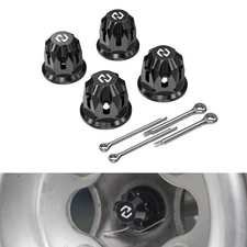 NICECNC Front + Rear Wheel Axle Nuts 4PCS For Honda TRX450R TRX450ER 2006-2014