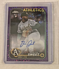 Devin Sweet 281/299 AUTO - 2024 Topps Chrome Update - #RA-DS Purple Refractor