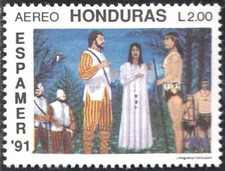 Honduras A- 761 1991 Espamer 91 Exposition Philatélique Internationale EspagneMN