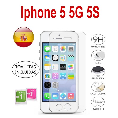 PROTECTOR DE PANTALLA CRISTAL PARA IPHONE 13 12 11 X XS XR 8 7 6 5 14 TEMPLADO - Imagen 2 de 29