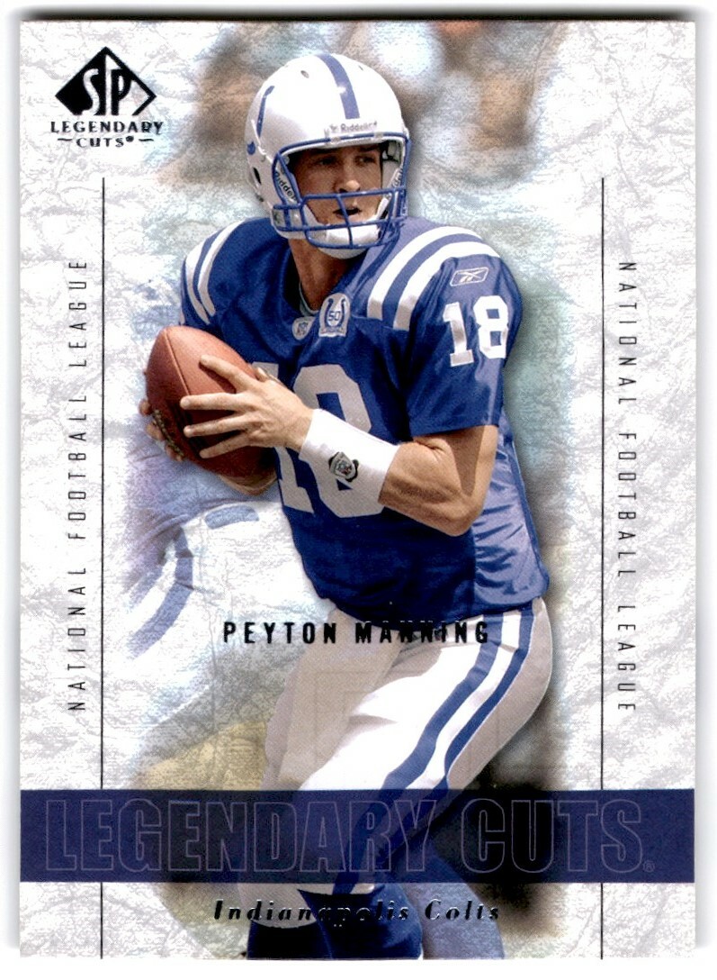 2002 SP Legendary Cuts Peyton Manning Indianapolis Colts #22